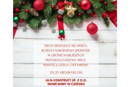 <b>ŻYCZENIA ŚWIĄTECZNE od JA.N-CONSTRUCT Sp. z.o.o.</b>
