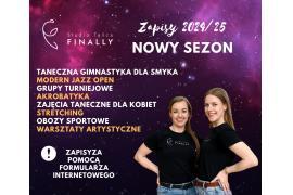 <b>STUDIO TAŃCA FINALLY W CZERSKU. Nabory do grup tanecznych i gimnastycznych w roku szkolnym 2024/2025</b>