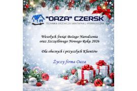 <b>ŻYCZENIA ŚWIĄTECZNE od FIRMY OAZA </b>