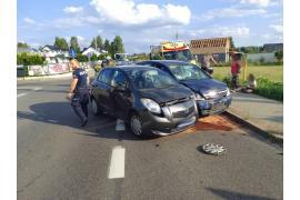 <b>CZERSK. Kolizja samochodów na ul. Wielewskiej. AKTUALIZACJA - wstępne ustalenia policji </b>