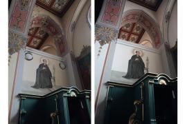 <b>CZERSK. Konserwacji i renowacji polichromii i monochromii ścian w czerskim kościele (ZDJĘCIA)</b>
