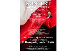 <b>GM. CZARNA WODA. Koncert z okazji Święta Niepodległości. ZAPROSZENIE (PROGRAM)</b>