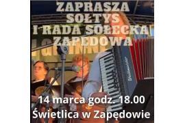 <b>GM. CZERSK. Biesiada w Zapędowie. Dzień Kobiet. ZAPROSZENIE (WIDEO, PLAKAT)</b>