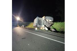 <b>Wypadek na DK22 – prokuratura skierowała akt oskarżenia. Zderzenie busa z ciągnikiem rolniczym - lipiec 2025</b>