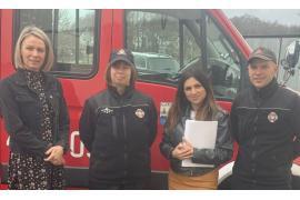 <b>GM. CZERSK. Czujki trafiły do mieszkańców Gminy Czersk (ZDJĘCIA)</b>