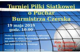 <b>Turniej Piłki Siatkowej o Puchar Burmistrza Czerska</b>
