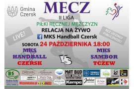 <b>MKS Handball Czersk wraca do rozgrywek. Mecz w sobotę - transmisja na żywo</b>