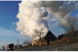 <b>Kolejny groźny pożar w gminie Chojnice (ZDJĘCIA)</b>