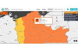 <b>POW. CHOJNICKI. Ostrzeżenia meteorologiczne. Burze stopień: 2</b>