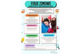 <b> CZERSK. Ferie zimowe w Domu Kultury oraz SP1 w Czersku! </b>