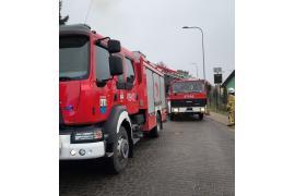 <b>CZERSK. Pożar sadzy w kominie – ul. Partyzantów</b>