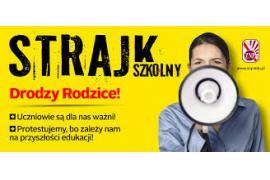 <b> Oświadczenie strajkujących nauczycieli z SP2 w Czersku. Rotacyjnie zawieszali akcję protestacyjną</b>